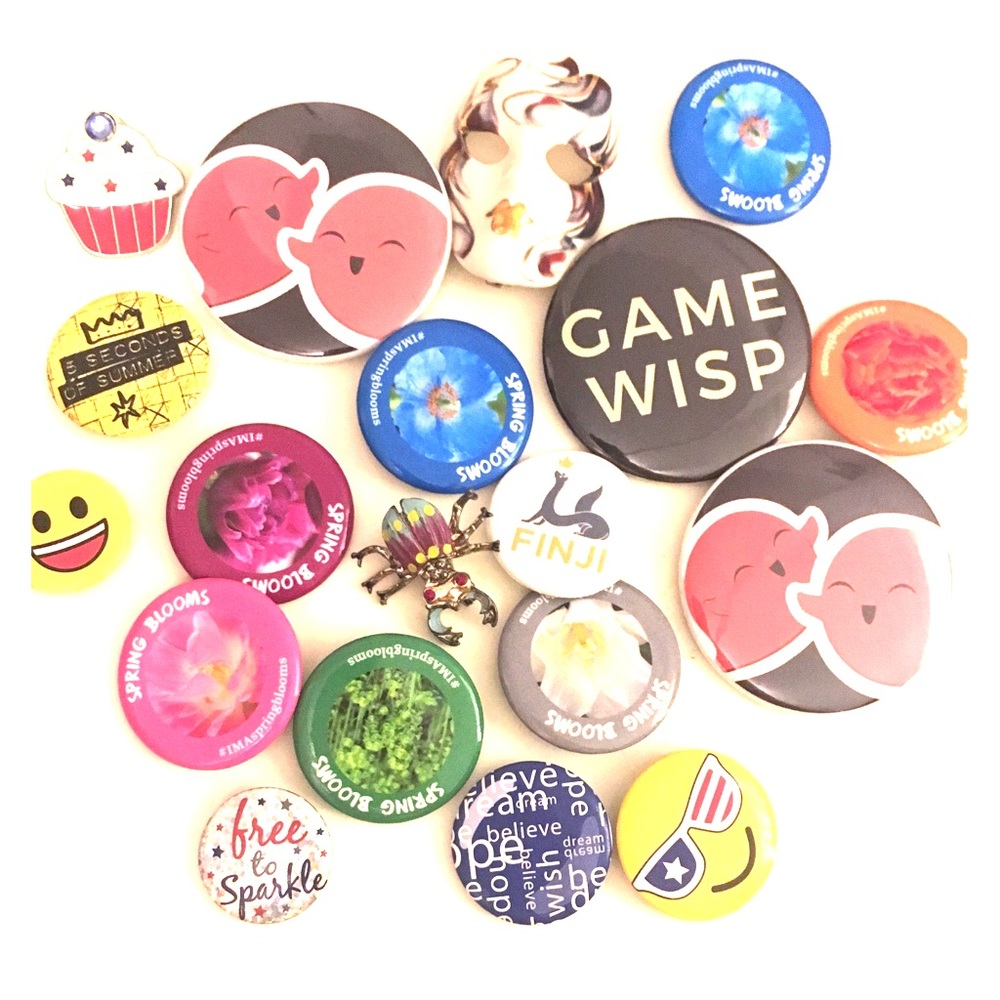 Free Pin with each purchase